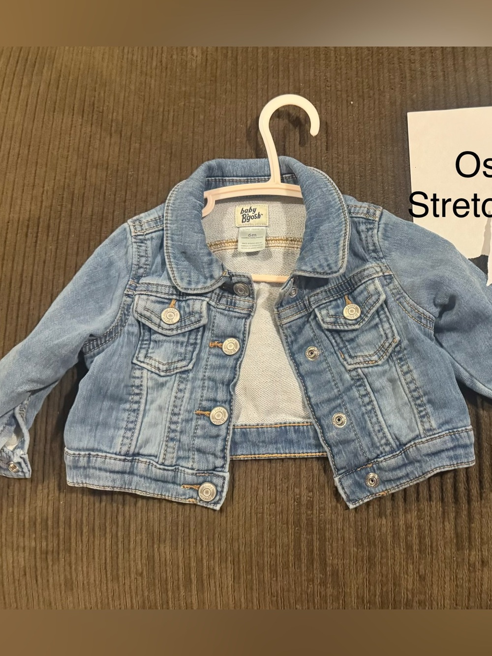Baby B’gosh stretchy jean jacket